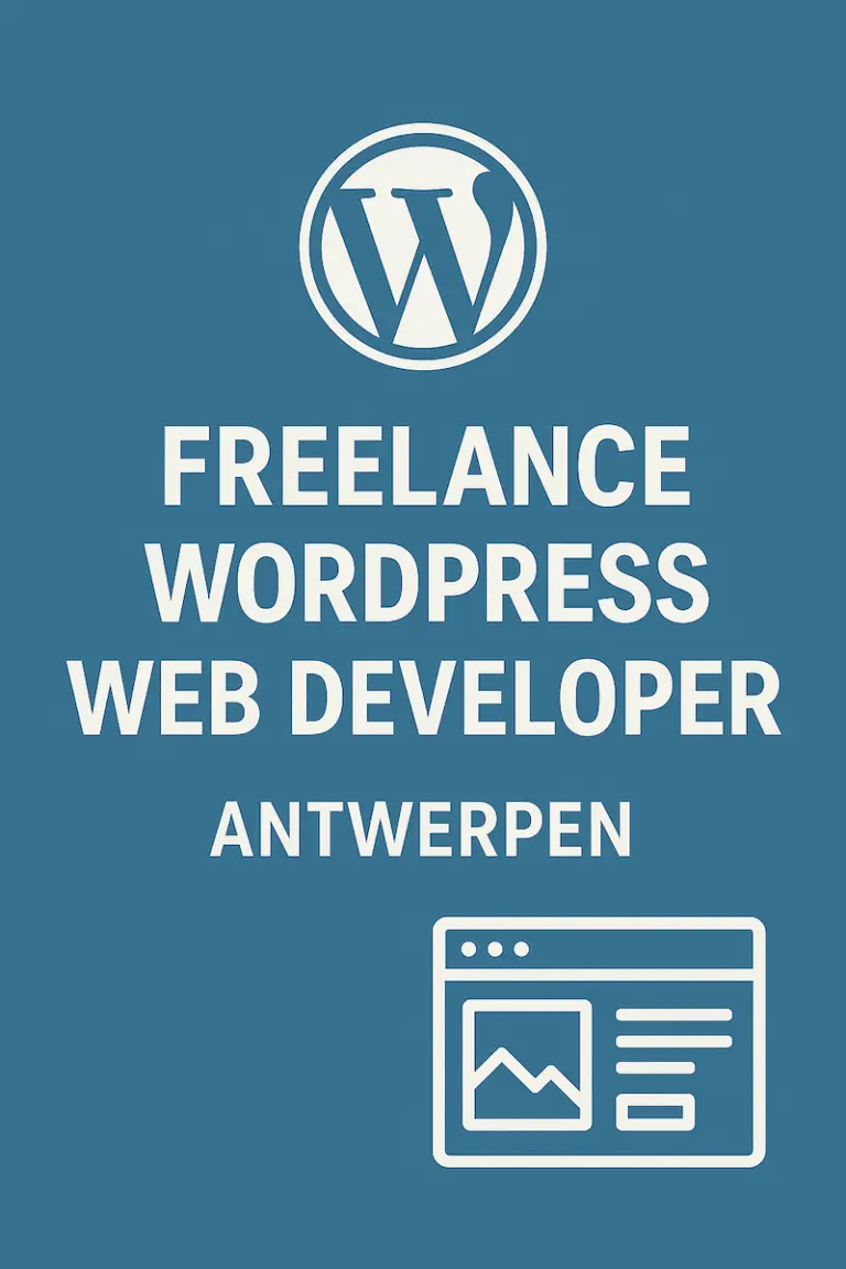 Freelance WordPress Web Developer in Antwerpen